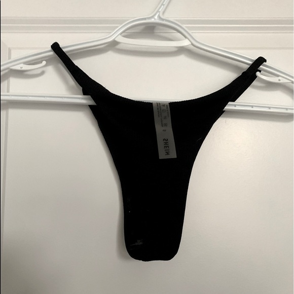 ZAFUL Rib-Knit Triangle Tanga Bikini Swimsuit - Picture 4 of 4